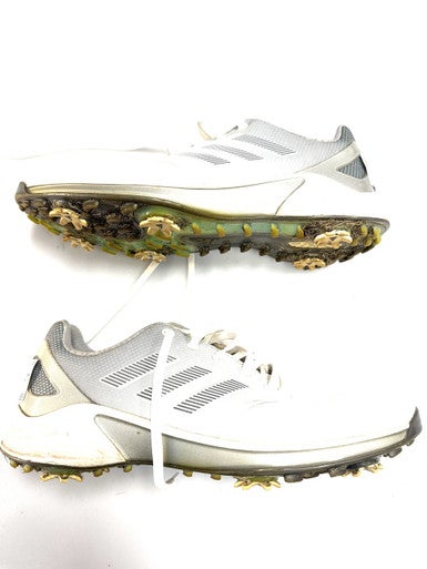 Used Adidas Mens Golf Shoes White Senior 10.5 11860-S000299428