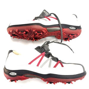 Used Ecco Mens Golf Shoes White Senior 8 11860-S000299408