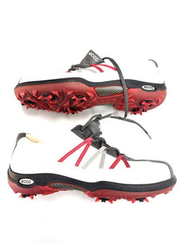 Used Ecco Mens Golf Shoes White Senior 8 11860-S000299408