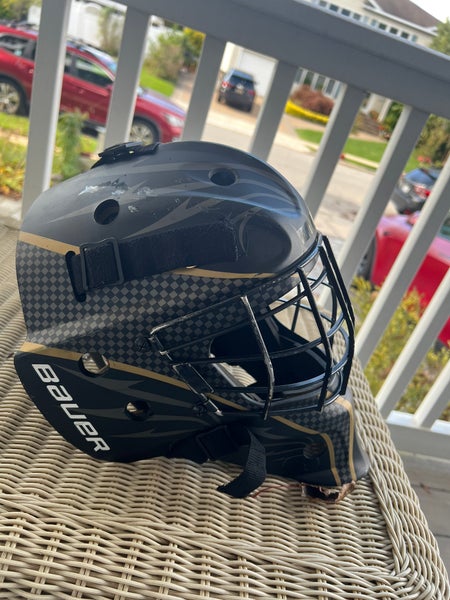 Custom Bauer NME 8 Goalie Mask (Used)