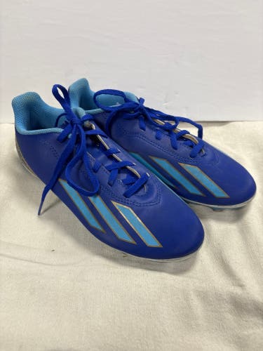 Blue Unisex 5.5Y (Big Kids / Youth) Adidas Messi Cleats (Used)