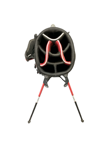 Used Maxfli Womens Stand Bag Black And Red 11613-S000169816