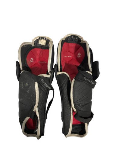 Used Bauer 800 LITE Senior Shin Guards Black 13" 11847-S000030294