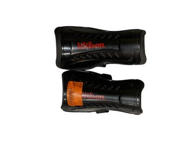 Used Wilson Soccer Shin Guards Youth Black XS 11847-S000030282