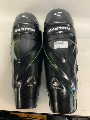 Used Easton STEALTH 55S Senior Shin Guards Black 15" 11823-S000035057
