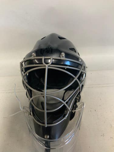 Used GAIT BLACK HELMET Senior Goalie Helmet/Mask Black MD 11823-S000035031