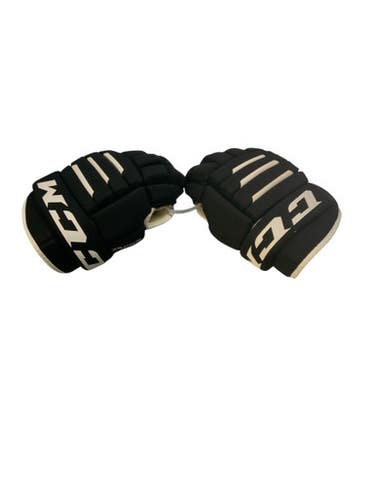 Used CCM 452 TACKS Youth Gloves Black 9" 11823-S000035015