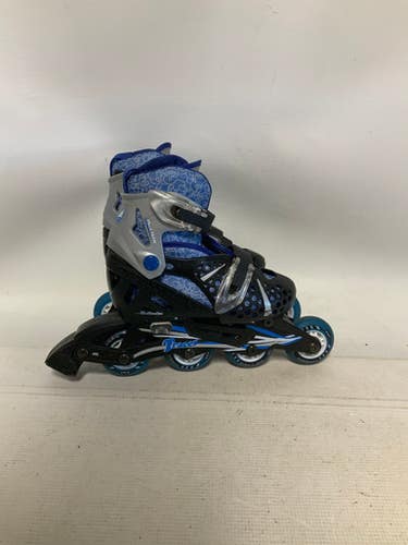 Used RollerDerby TRACER Junior Rec Fitness Skates Royal Blue Adjustable 11823-S000034988