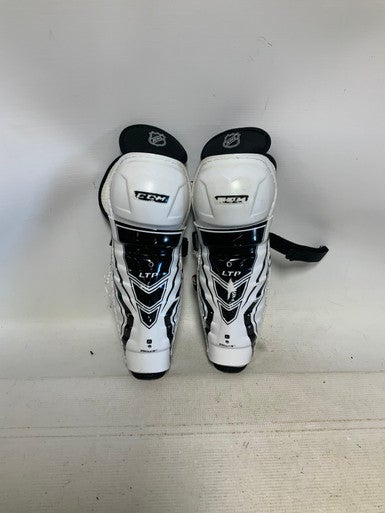 Used CCM LTP Youth Shin Guards White 9" 11823-S000034987