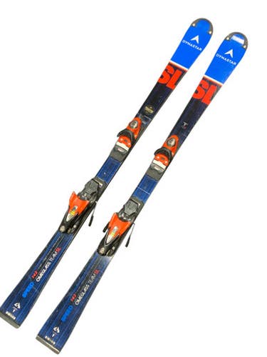 Used Dynastar OMEGLASS TEAM SL Boys DH Ski/Binding Black/Royal/Red 142 cm 11823-S000034963