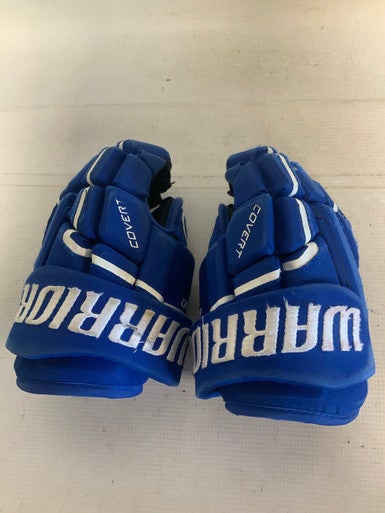 Used Warrior COVERT QR5 30 Junior Gloves Royal Blue 10" 11823-S000034958
