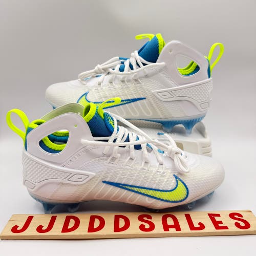 NIke Huarache 9 Elite Mid LAX SE Lacrosse Cleats White FV6149-100 Men’s Sz 8

New