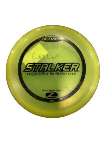 Used Discraft STALKER Disc Golf Driver Yellow 11884-S000054284