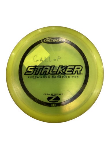Used Discraft STALKER Disc Golf Driver Yellow 11884-S000054284