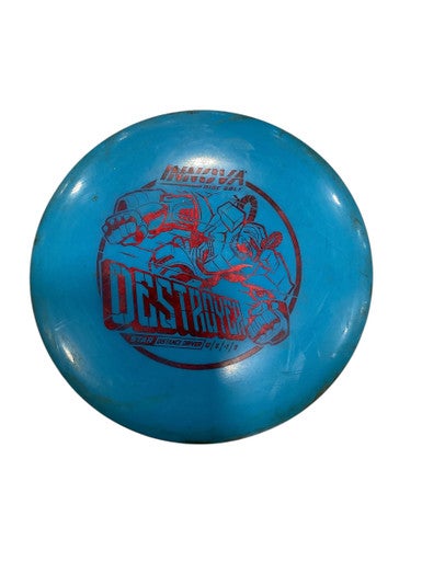Used Innova DESTROYER Disc Golf Driver Royal Blue 11884-S000054285
