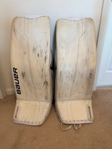 Small (33+) Bauer Supreme Shadow Goalie Leg Pads (Used)