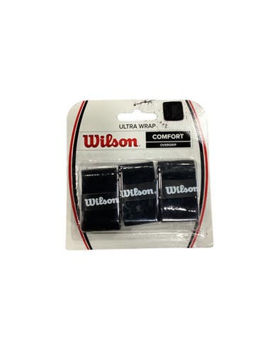 Used Wilson ULTRA WRAP COMFORT OVERGRIP 3 PK Racquet Accessory 11884-S000054264