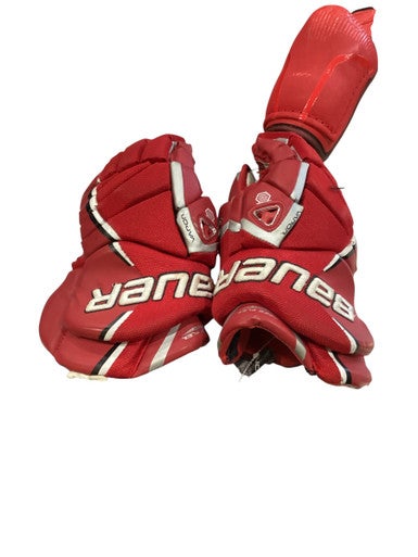 Used Bauer THERMO CORE Junior Gloves Red 12" 11884-S000054261