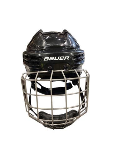 Used Bauer HOCKEY HELMET Helmet Cage Combo Black MD 11884-S000054253