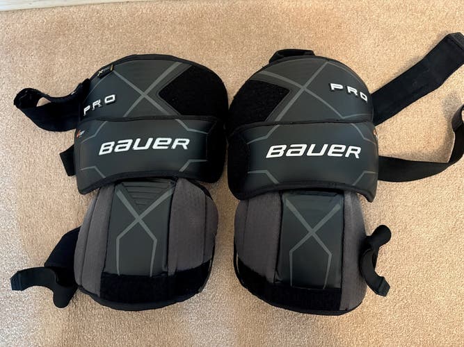 Bauer Pro Goalie Knee Pads Knee Guards (Used) - INT