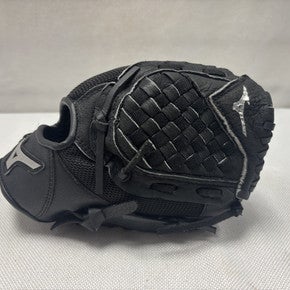 Used Mizuno GPP1000Y3 BB/SB Glove RH Throw Black 10" 11490-S000266426