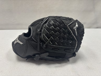 Used Mizuno GPP1000Y3 BB/SB Glove RH Throw Black 10" 11490-S000266426
