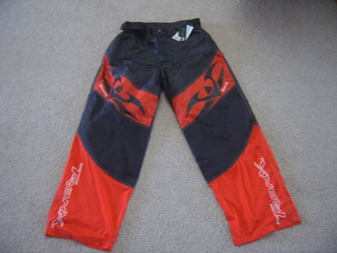 Brand New TronX Inline/Roller Hockey Pants sz Senior Large Black/Red Mission