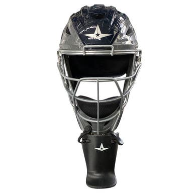 Used All Star CATCHERS HELMET Catchers Helmet w/Mask Black MD 11760-S000083238