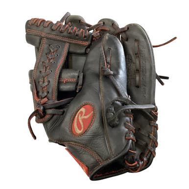 Used Rawlings R9 SERIES BB/SB Glove RH Throw Black 11" 11760-S000083235