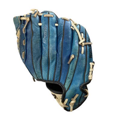 Used Mizuno POWER CLOSE BB/SB Glove LH Throw Navy Blue 10 3/4" 11760-S000083231