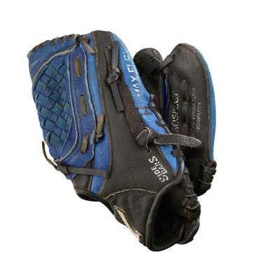Used Mizuno POWER CLOSE BB/SB Glove RH Throw Navy Blue 9 1/2" 11760-S000083232