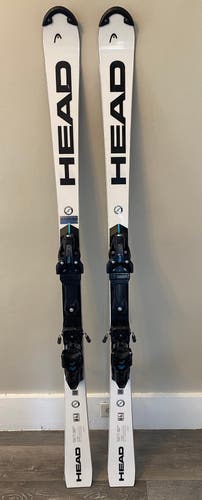2024 HEAD World Cup Rebels e-SL Rebel 158 cm Racing Skis Max Din 16 (Used)