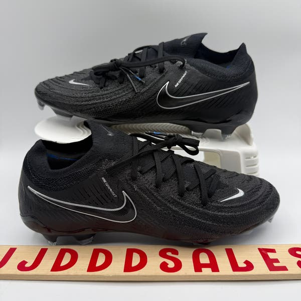 Nike Phantom GX II 2 Elite FG Black Cleats FJ2559-001 Mens size 7.5 / Womens 9 Nike Phantom GX II Elite FG Shadow Pack Black FJ2559-001  main image 4