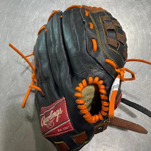 Used Rawlings RPR06 BB/SB Glove RH Throw Black 12" 11605-C000206500