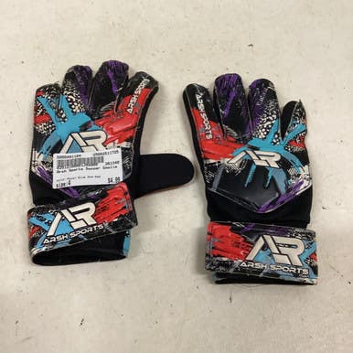 Used Soccer Goalie Gloves Royal Blue And Red 4 11725-S000491104