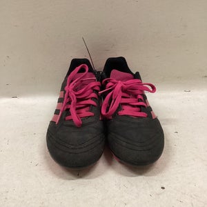 Used Adidas Soccer Cleats Black And Pink Junior 02.5 11725-S000492679