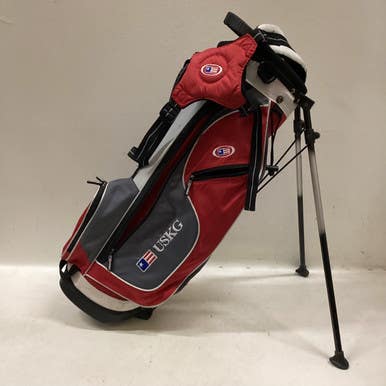 Used US Kids PURPLE 54 Jr Stand Bag White/Black/Red 11725-S000492716