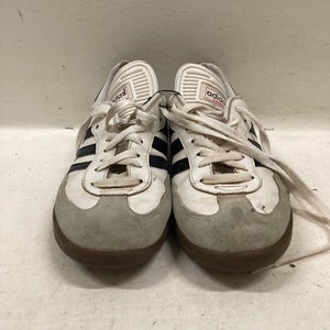 Used Adidas SAMBA INDOOR Soccer Indoor Shoes White Senior 8.5 11725-S000492884