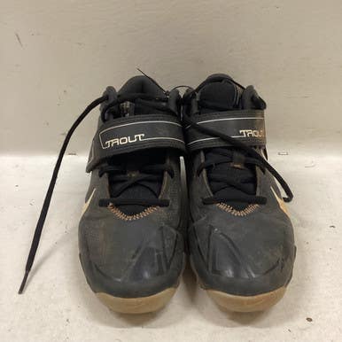 Used Nike TROUT BB/SB Cleats Black Junior 04.5 11725-S000490998
