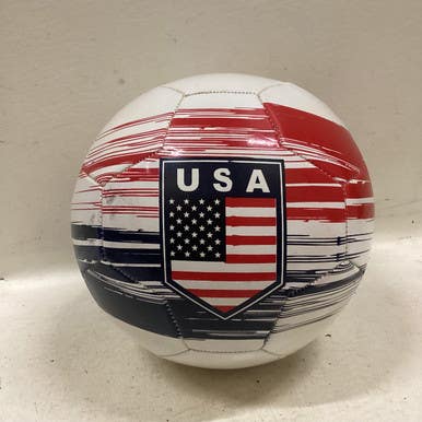 Used USA BALL SZ 5 All Size Soccer Ball White/Red/Navy 5 11725-S000491543