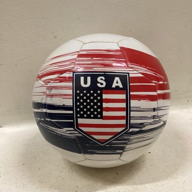 Used USA BALL SZ 5 All Size Soccer Ball White/Red/Navy 5 11725-S000491543