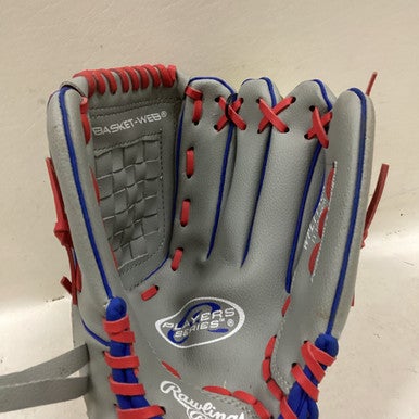 Used Rawlings WPL115GS BB/SB Glove RH Throw Royal/Red/Grey 11 1/2" 11725-S000492963