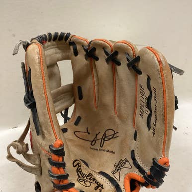 Used Rawlings MPL110JP BB/SB Glove RH Throw Orange 11" 11725-S000492965