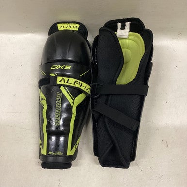 Used Warrior ALPHA Junior Shin Guards Black 11" 11725-S000492948
