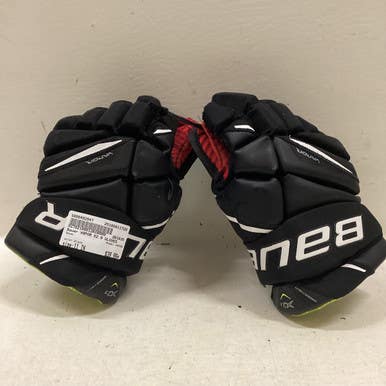 Used Bauer VAPOR Junior Gloves Black 11" 11725-S000492947