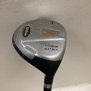Used Wilson OPTIMAX TITANIUM MATRIX Mens Fairway Wood RH 3 Wood 11725-S000492572