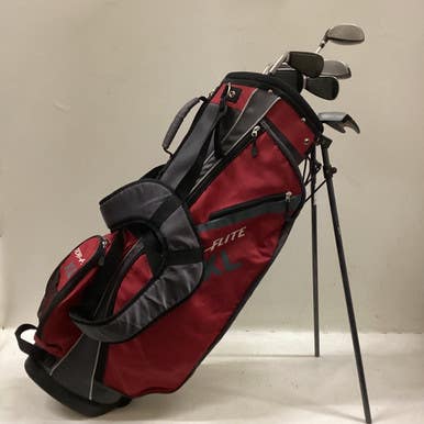 Used Top Flite XL SET Mens Package Set RH Black And Red 8 Piece 11725-S000492605