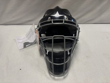 Used All-Star CATCHERS HELMET Catchers Helmet w/Mask Black LG 11490-S000263601