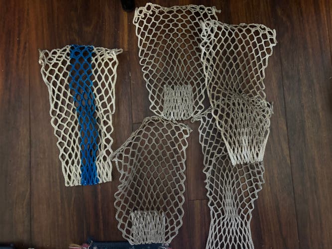 Lot of Used Lacrosse Mesh