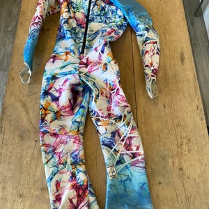 Women's Small Spyder Padded Racing Ski Suit (Used) FIS Legal